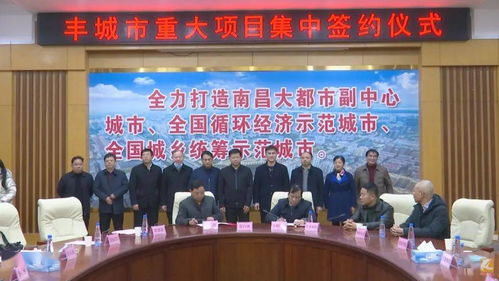 总投资108.9亿元 丰城集中签约一批重大项目