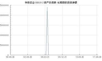 华资实业 600191 长期债权投资净额